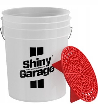 SHINY GARAGE WIADRO DETAILINGOWE Z SEPARATOREM 20L
