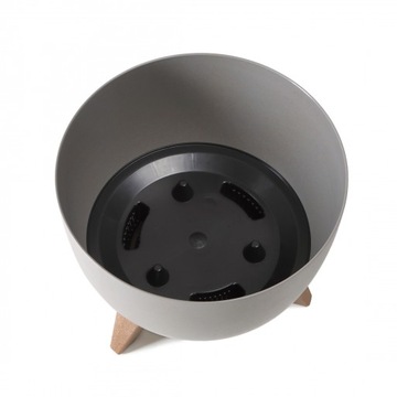 Чаша Roma цветочный горшок на ножках Ламела 240 Белый