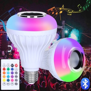 ЦВЕТНАЯ СВЕТОДИОДНАЯ ЛАМПА ZD7G RGB BT ДИНАМИК