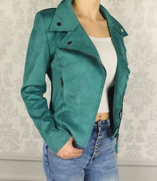 #КУРТКА-РАДИАТОР ЖЕНСКАЯ ЗАМШЕВАЯ - МОЛНИИ - ZARKA