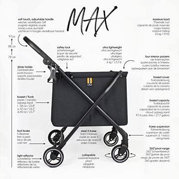 Luksusowy wózek na zakupy marki My Duque - idealny towarzysz zakupowych wyp