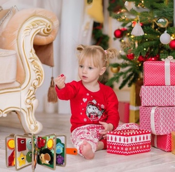 Сенсорная правление манипулирования Montessori Образовательная игрушка буклет