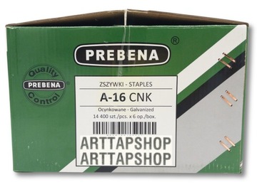 Скобы мебельные для тейкера типа А/80/380 PREBENA A-16 16мм 14400 шт.