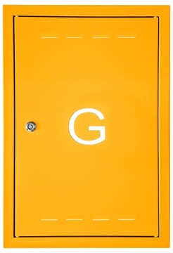 DRZWICZKI GAZOWE ŻÓŁTE 60x70 OSŁONA NA GAZOMIERZ