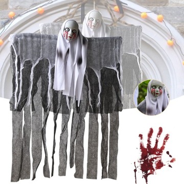 WISZĄCY DUCH NA HALLOWEEN DEKORACJA HALLOWEEN WISIOREK IMPREZĘ KARNAWAŁ