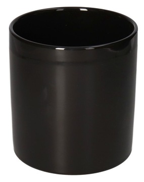 DONICZKA OSŁONKA CERAMICZNA CZARNA DONICZKI