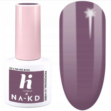 Lakier hybrydowyy hi hybrid Dusty Pink 5 ml 210
