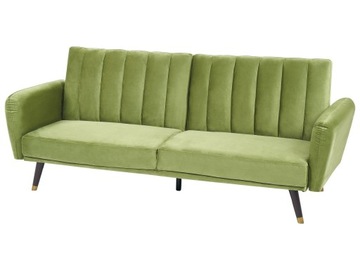 KANAPA ROZKŁADANA SOFA Z FUNKCJĄ SPANIA WELUROWA