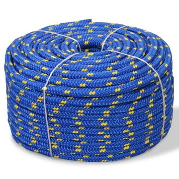 Linka żeglarska z polipropylenu, 10 mm, 50 m, niebieska Lumarko!
