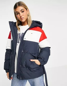 TOMMY JEANS KURTKA PUCHOWA DAMSKA WIELOBARWNA ROZM M 862