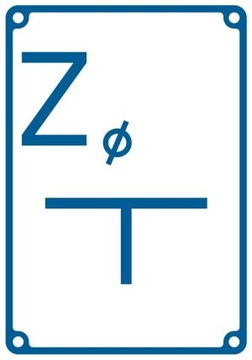 Tabliczka orientacyjna dla zasuwy 14x20 cm PCV