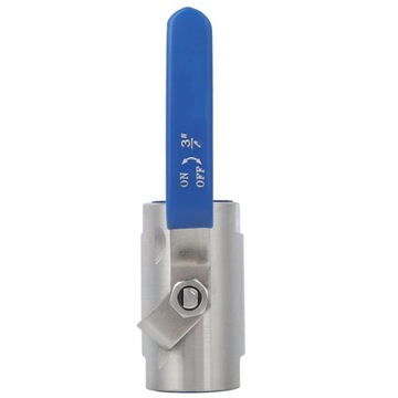 Zawór kulowy ze stali nierdzewnej 304, ręczny, gwintowany, G3/4in,