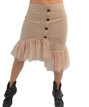 Эластичная ЮБКА с рюшами