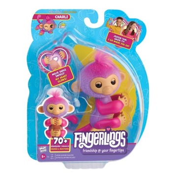 Figurka interaktywna Fingerlings Małpka Fioletowa