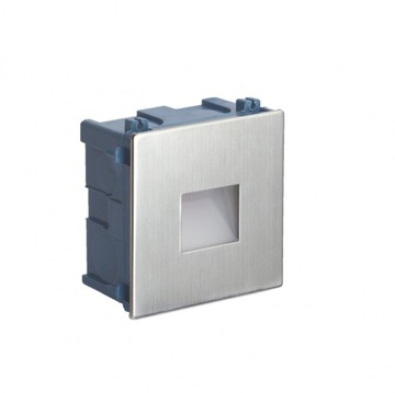 SU-MA Oprawa elewacyjna MUR LED INOX 1W 4K 8,5cm