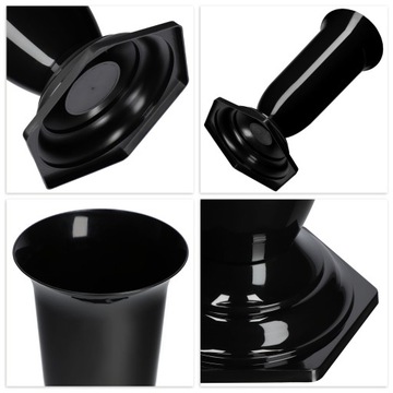 WAZON FLAKON NA CMENTARZ 37cm KWIATY SZTUCZNE NAGROBNY + WKŁAD GRAFIT