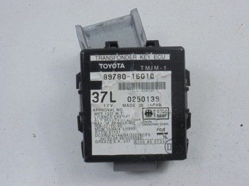 TOYOTA PASEO MODUŁ IMMOBILIZERA IMMO 89780-16010