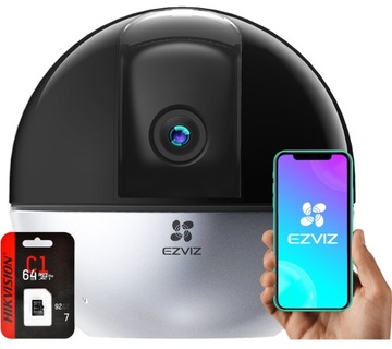 NIANIA ELEKTRONICZNA KAMERA WiFi OBROTOWA 4Mp 64Gb
