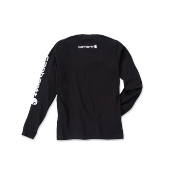 Koszulka Carhartt Logo Long Sleeve Peat