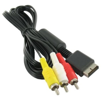 KABEL AV COMPOSITE SCART PS1 PS2 PS3 PLAYSTATION
