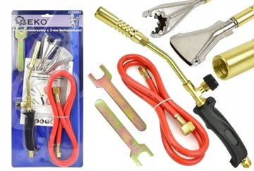 Паяльник GEKO УНИВЕРСАЛЬНЫЙ ГАЗОВЫЙ ПАЯЛОК С 3 НАСАДКАМИ ПРОПАН-БУТАН G20005