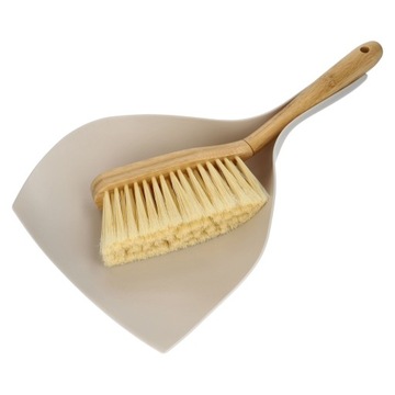 ECO NATURAL Щетка с совком, экологический БАМБУК
