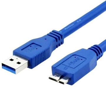 KABEL PRZEWÓD USB 3.0 PRZEDŁUŻACZ A-B MICRO USB-B DO DYSKU HDD 50CM KP8A
