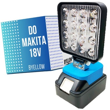 LAMPA robocza LED do MAKITA LXT 18V NIEBIESKA