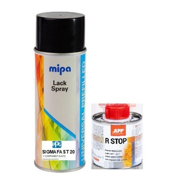 APP R-STOP + SIGMAFAST 20 CZARNY 400ML SPRAY