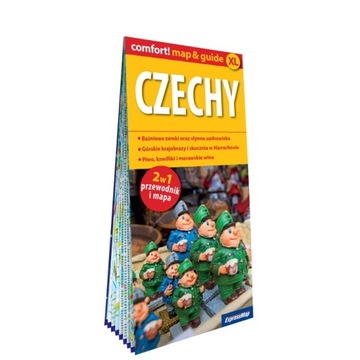 Czechy laminowany map&guide przewodnik + mapa