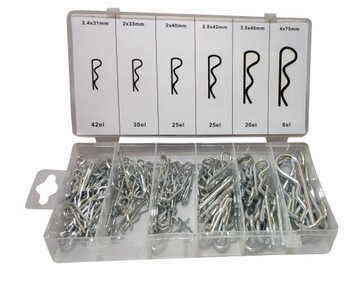 ZESTAW ZAWLECZEK SPRĘŻYNOWYCH 150SZT