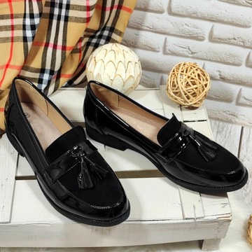 РАСКРАШЕННЫЕ МОКАСИНЫ С КОЖАНОЙ Стелькой - размер 41