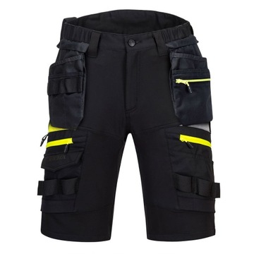 PORTWEST SPODENKI ROBOCZE KRÓTKIE BLACK DX444