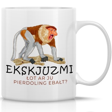 KUBEK na Prezent NOSACZ Janusz Śmieszne Wzory