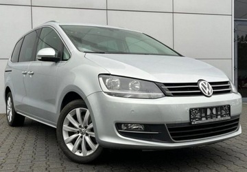 Volkswagen Sharan II Van Facelifting 2.0 TDI SCR 150KM 2017 Volkswagen Sharan 7 miejsc Automat Parktronic Alcantara Tempomat Grza, zdjęcie 4