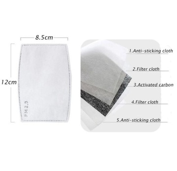 МАСКА МАСКА +4 PM 2.5 УГЛЕРОДНЫЕ ФИЛЬТРЫ