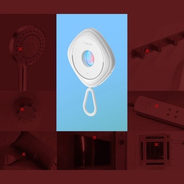 ДЕТЕКТОР СКРЫТОЙ КАМЕРЫ BASEUS АНТИШПОНСКИЙ ДЕТЕКТОР 60 МАч + КАБЕЛЬ USB-C