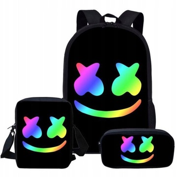 MARSHMELLO ZESTAW PLECAK SZKOLNY TORNISTER PIÓRNIK