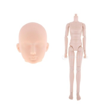 Dla 1/6 BJD lalka dla chłopca Body Head Sculpt DIY Body