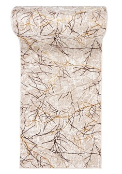 Chodnik GOLDEN NA40A Cream Dwupoziomowy Połysk Nowoczesny szer. 100cm