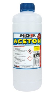 ACETON ROZPUSZCZALNIK ZMYWACZ ODTŁUSZCZACZ 1L