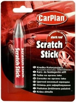 Kredka koloryzująca do maskowania rys do lakieru CarPlan PKK006 dark red