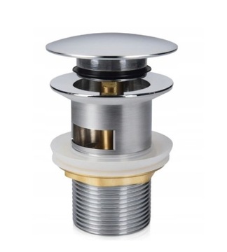 КРЫШКА ДЛЯ УМЫВАЛЬНИКА СЛИВ CLICK CLACK NAVARIS ХРОМ