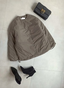 Zara kurtka s 36 bomber khaki wodooporna luźna