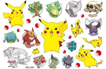 Tatuaże zmywalne dla dzieci POKEMON CG241