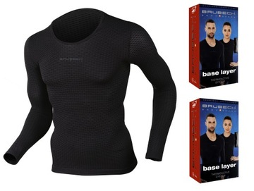 KOSZULKA ODDYCHAJĄCA BRUBECK UNISEX PIERWSZA WARSTWA ELASTYCZNA PRZEWIEWNA