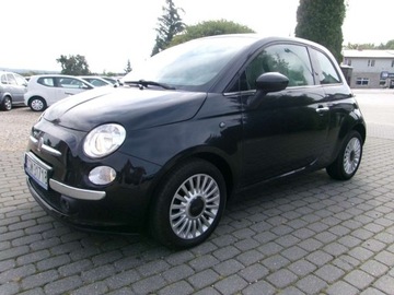 Fiat 500 II Hatchback 3d 1.2 69KM 2010 Fiat 500 Fiat 500 1.2 Sprowadzony Zarejestrowany stan bdb 1.2 Benzyna 69KM