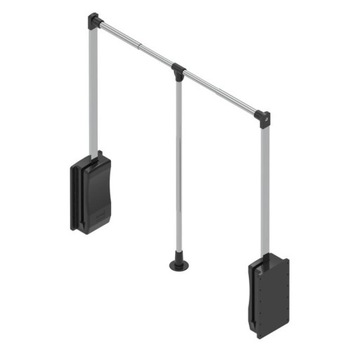 PANTOGRAF DRĄŻEK OPUSZCZANY Z MIĘKKIM DOMYKIEM 645-930 MM MOCNY 12KG CHROM