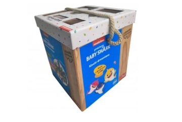 Trefl drewniane klocki edukacyjne Baby Shark