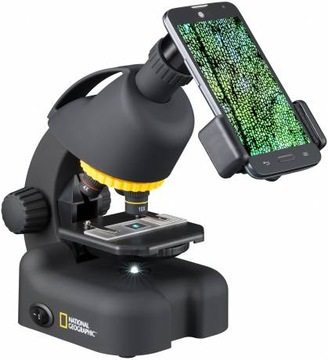 Mikroskop Optyczny 40X-640X smartfon adapter National Geographic